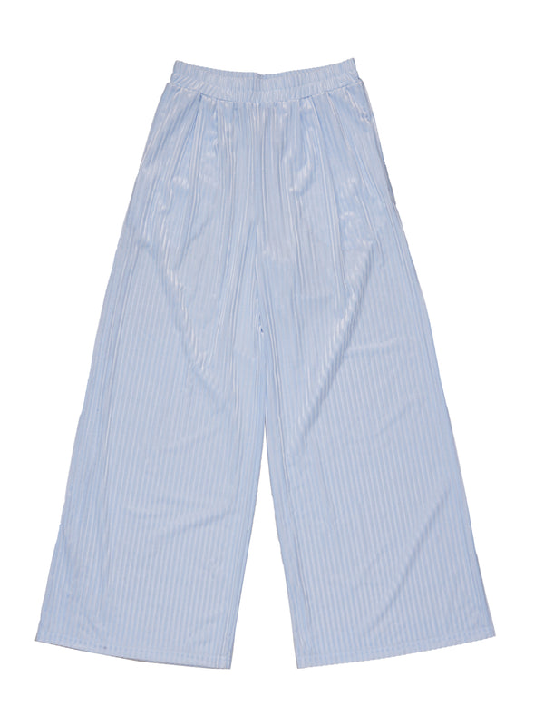 Simone Wild Rib Velvet Pocket Pants Sky