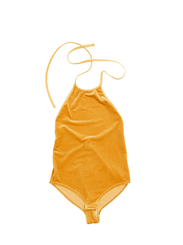 Simone Wild Velvet Body Darling Mustardyellow