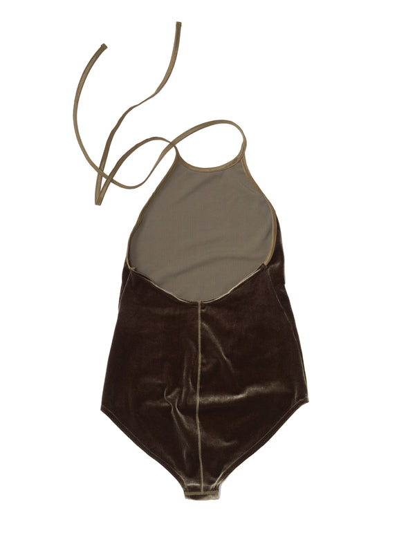 Simone Wild Velvet Body Darling Olivegreen