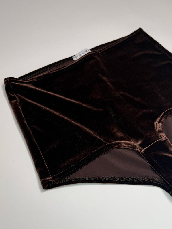 Simone Wild Velvet Hipster Nut