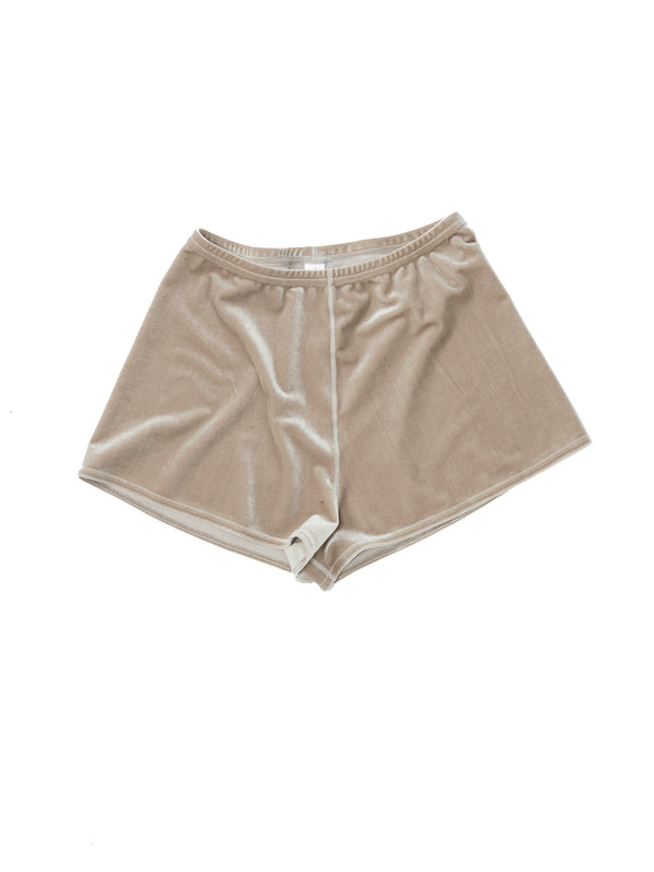 simone wild Velvet Knickers Taupe