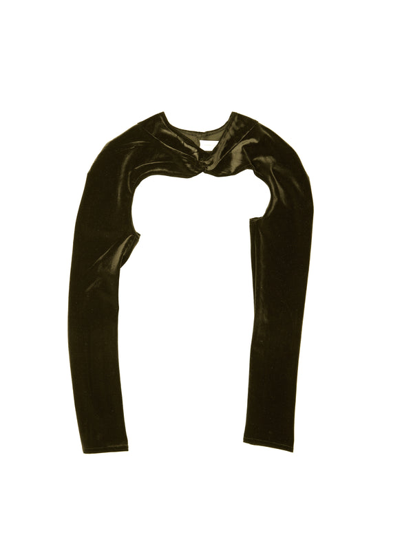 simone wild Velvet Knot Sleeves olivegreen