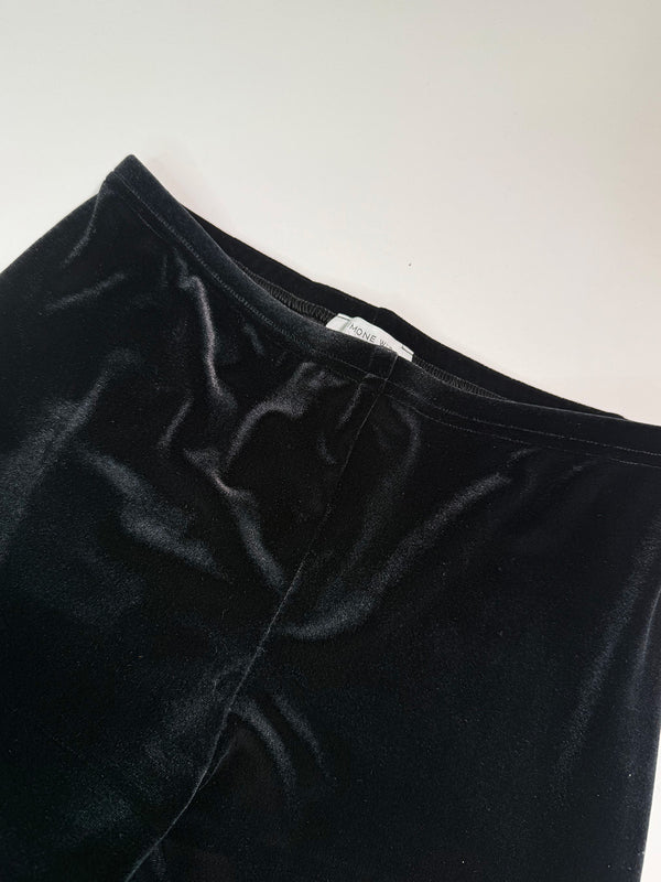 Simone Wild Velvet Pedel Pants Black