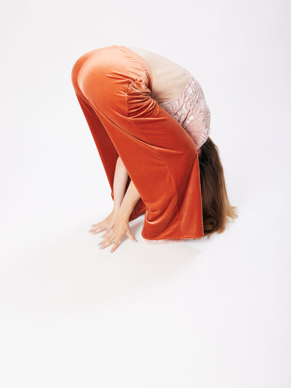 Simone Wild Velvet Pocket Pants Amber Amber