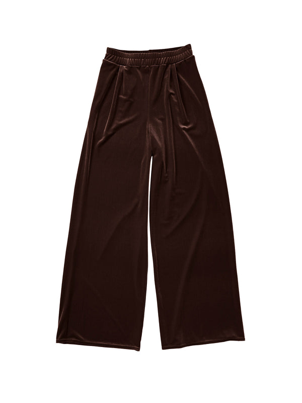 Simone Wild Velvet Pocket Pants Nut