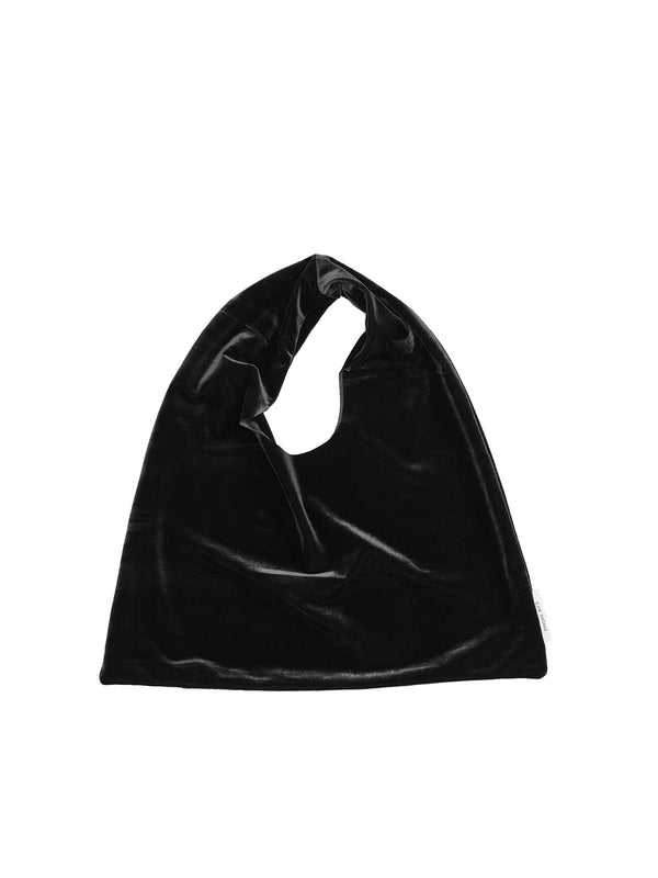 simone wild Velvet Pouch Black