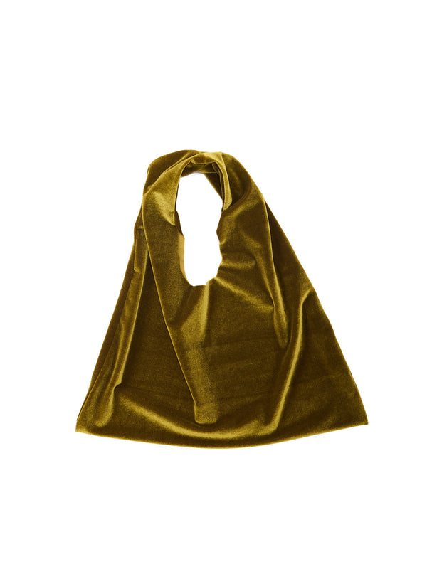Simone Wild Velvet Pouch Pear