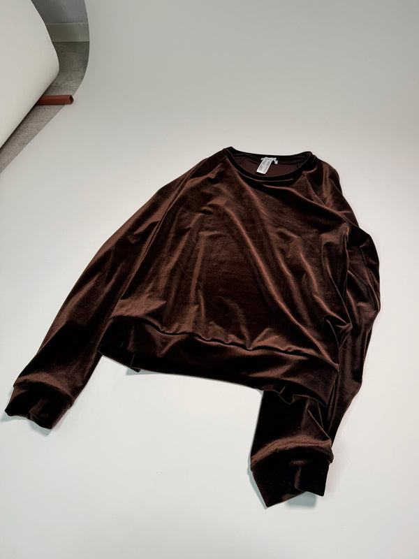 Simone Wild Velvet Raglan Sweater Nut