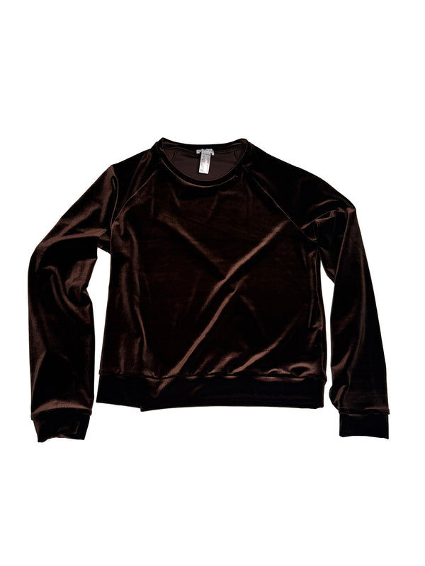 simone wild Velvet Raglan Sweater nut