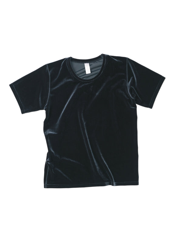 Simone Wild Velvet T-Shirt Anthracite