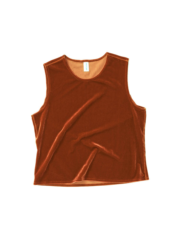 simone wild Velvet Top gold