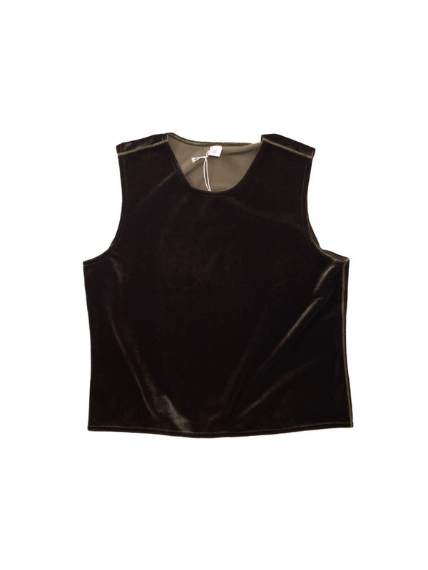 simone wild Velvet Top Olivegreen