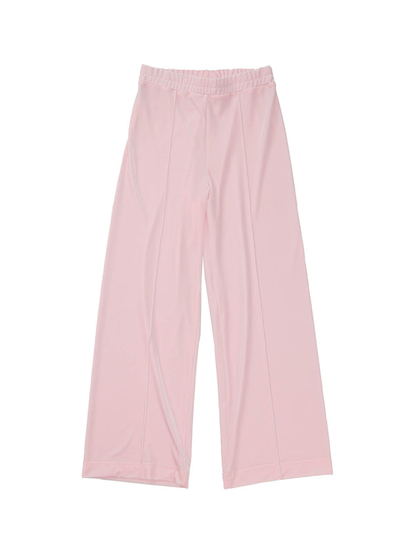 simone wild Velvet Top Stitched Pants blush