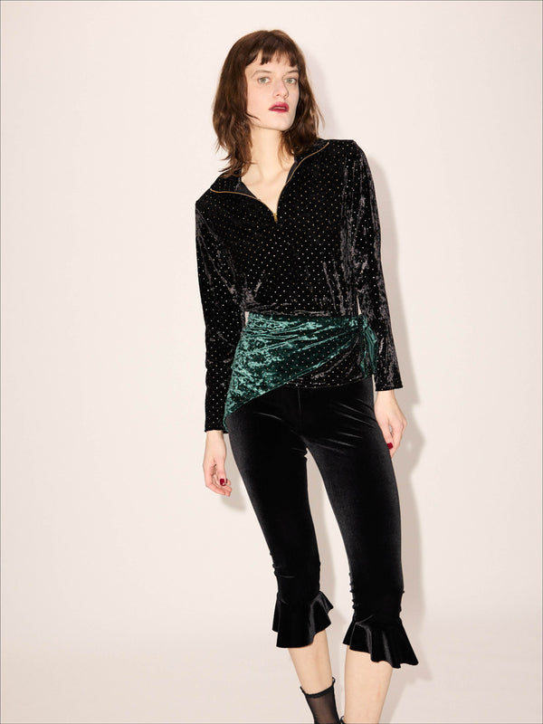 Simone Wild Velvet Triangl