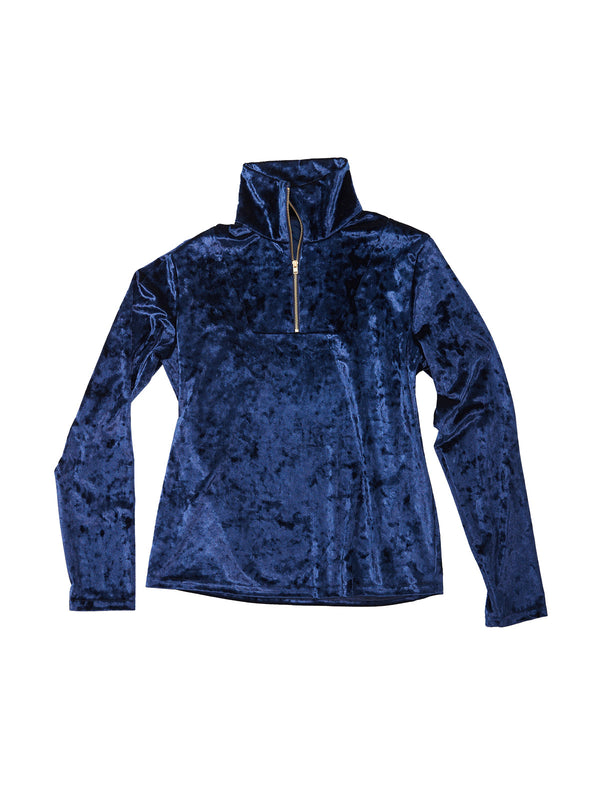 Simone Wild Velvet Troyer Navy