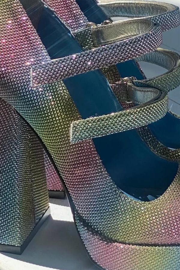 simonett Nodaleto - Bulla Babies Shoe - Rainbow Sparkle