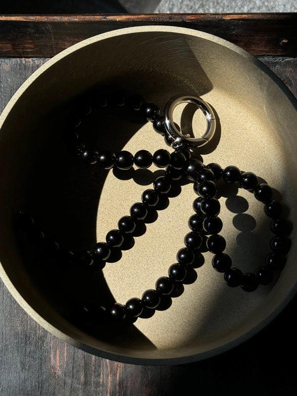 simonett Beaded Bow Keychain