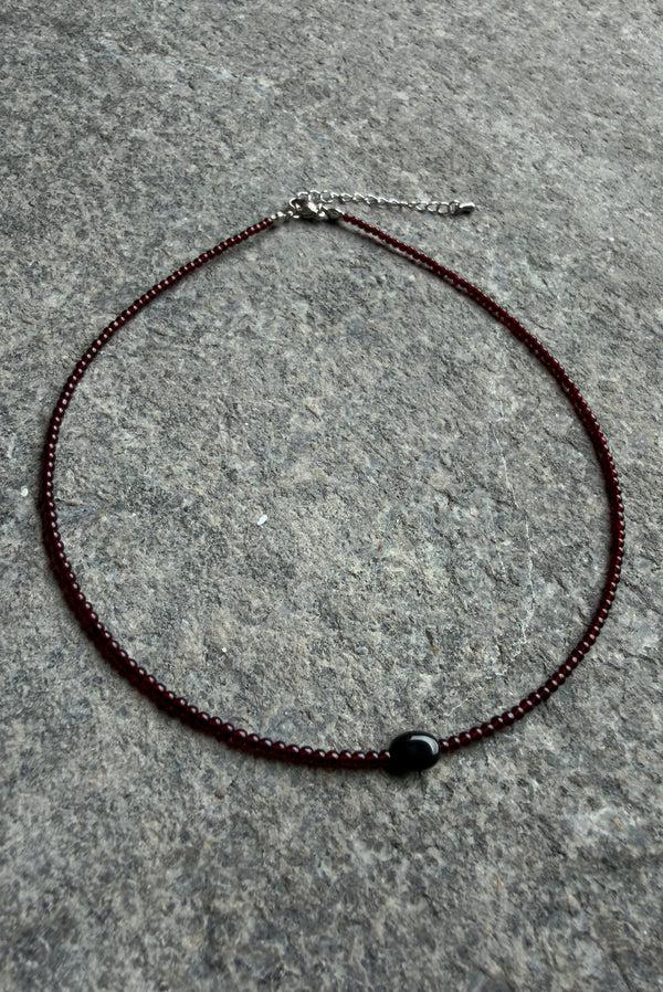 Simonett Bossa Beaded Necklace – Brown