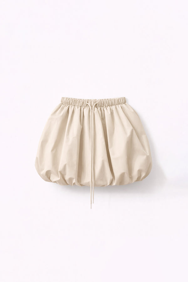 Simonett Bubble Puffball Skirt - Beige