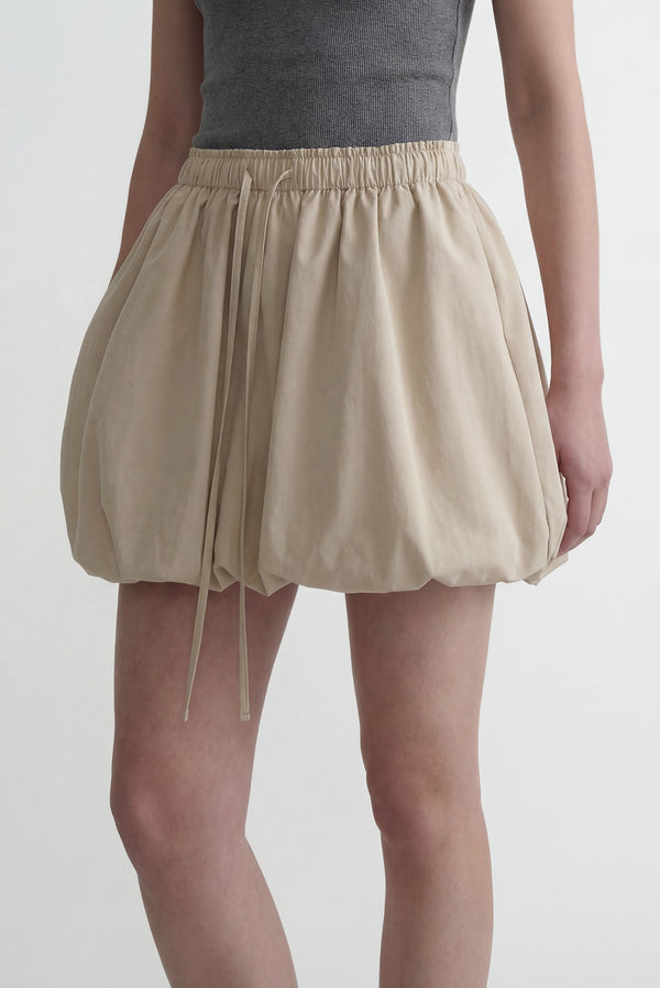 simonett Bubble Puffball Skirt - Beige