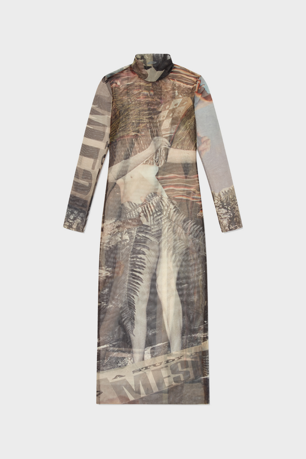 Simonett Elliss - Dance Long Sleeve Mesh Dress