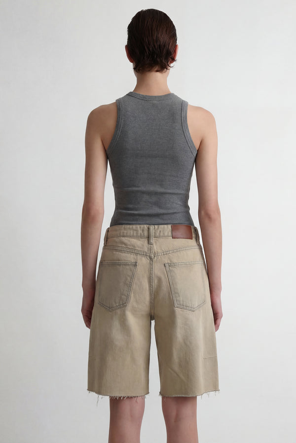 Simonett Fading Jorts - Brown