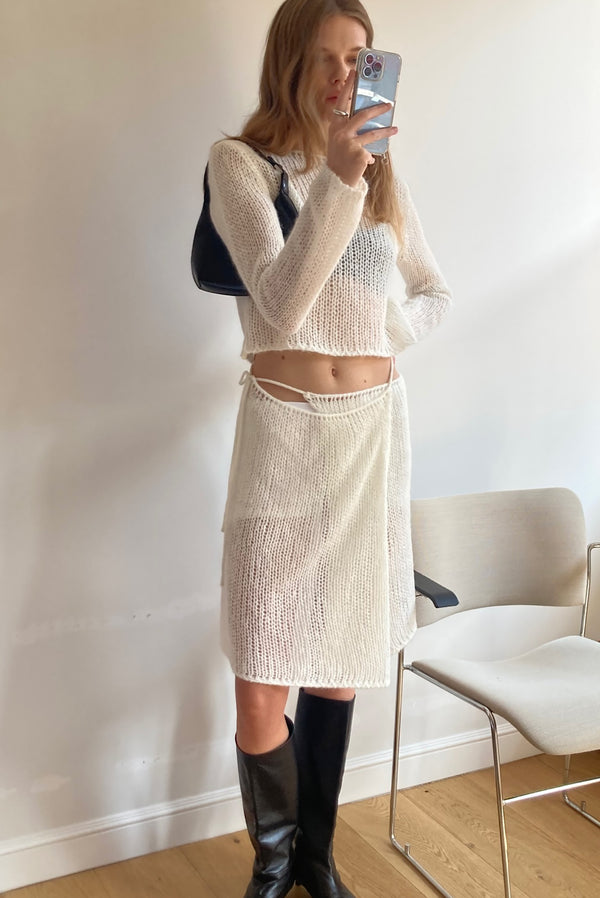 Simonett Knit Sweater - Gray