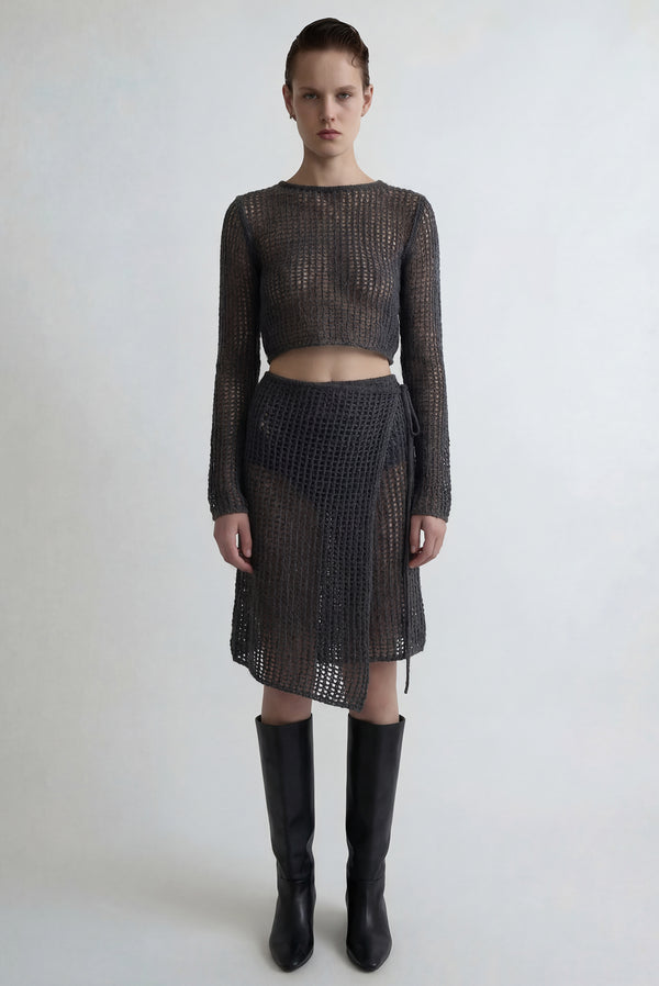 simonett Knit Sweater - Gray