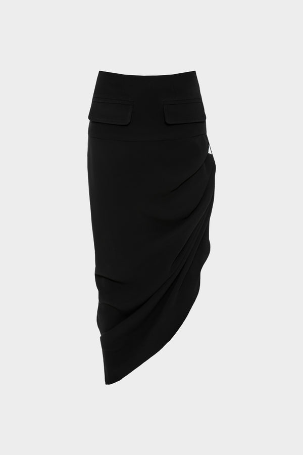 simonett Lado Bokuchava - Calla Skirt - Black
