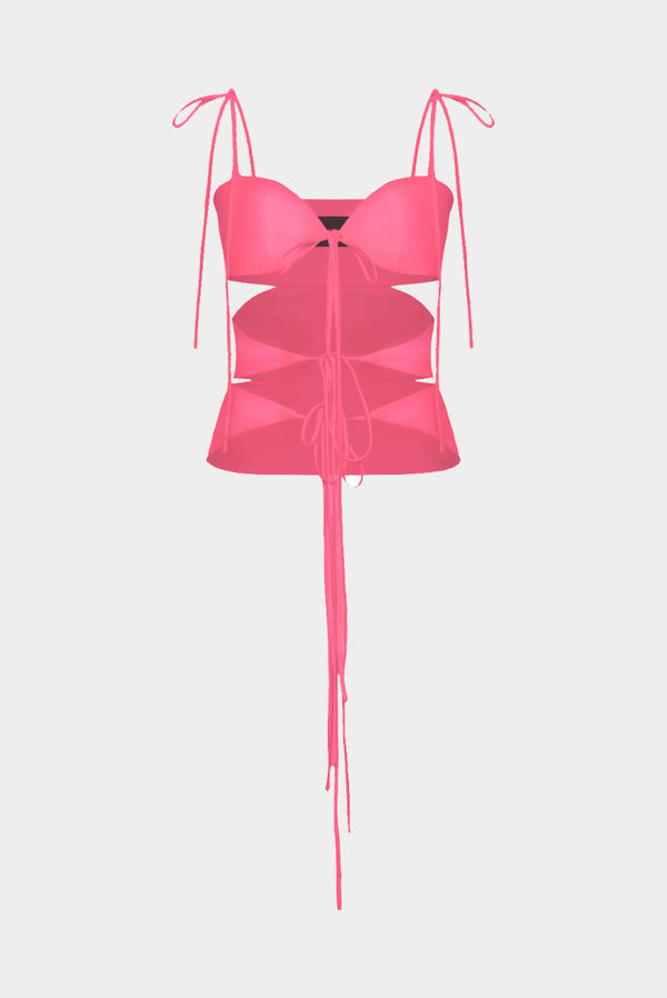 simonett Lado Bokuchava - Shibari Top - Pink