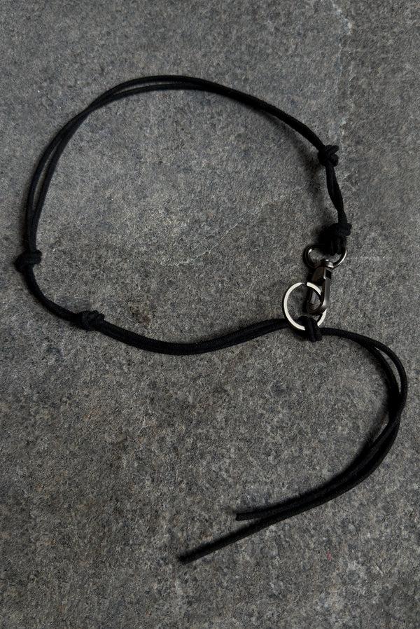 Simonett Leather Strap Keychain – Black