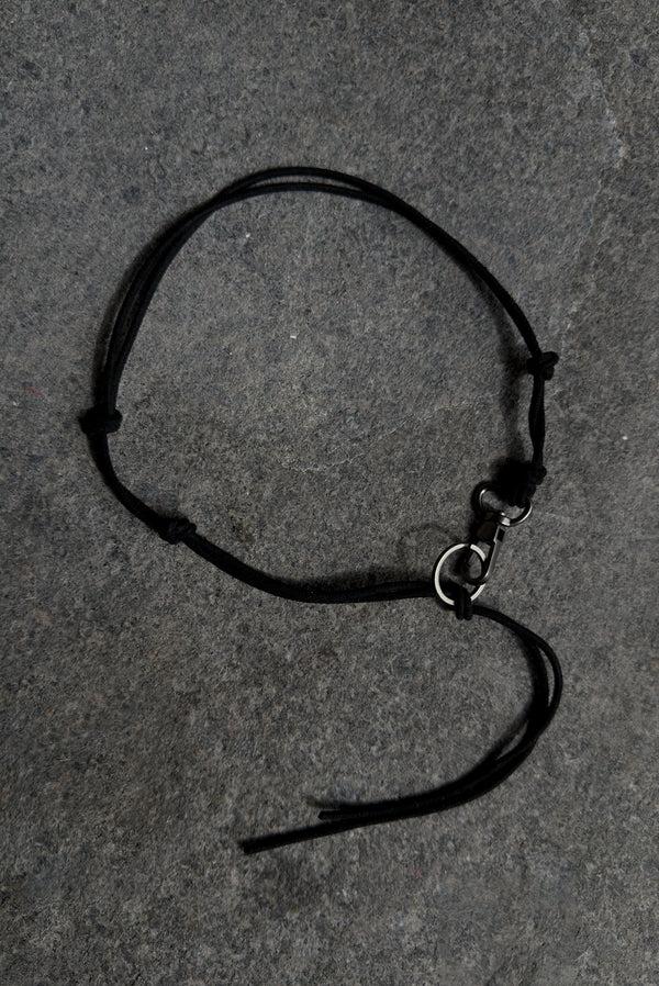 simonett Leather Strap Keychain – Black