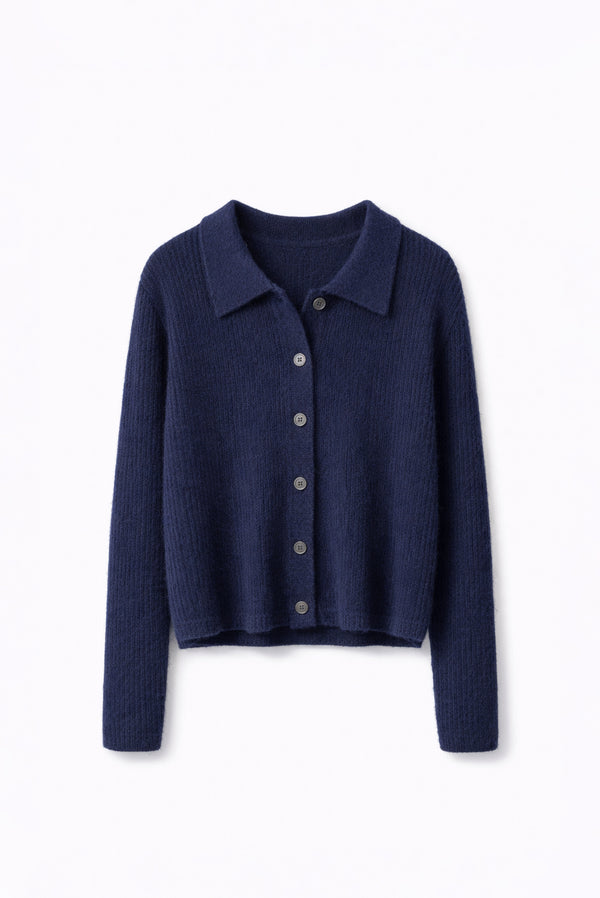 Simonett Legacy Buttoned Cardigan - Blue