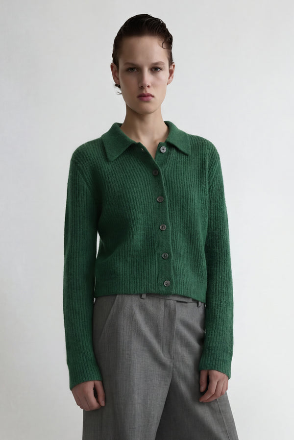 simonett Legacy Buttoned Cardigan - Green
