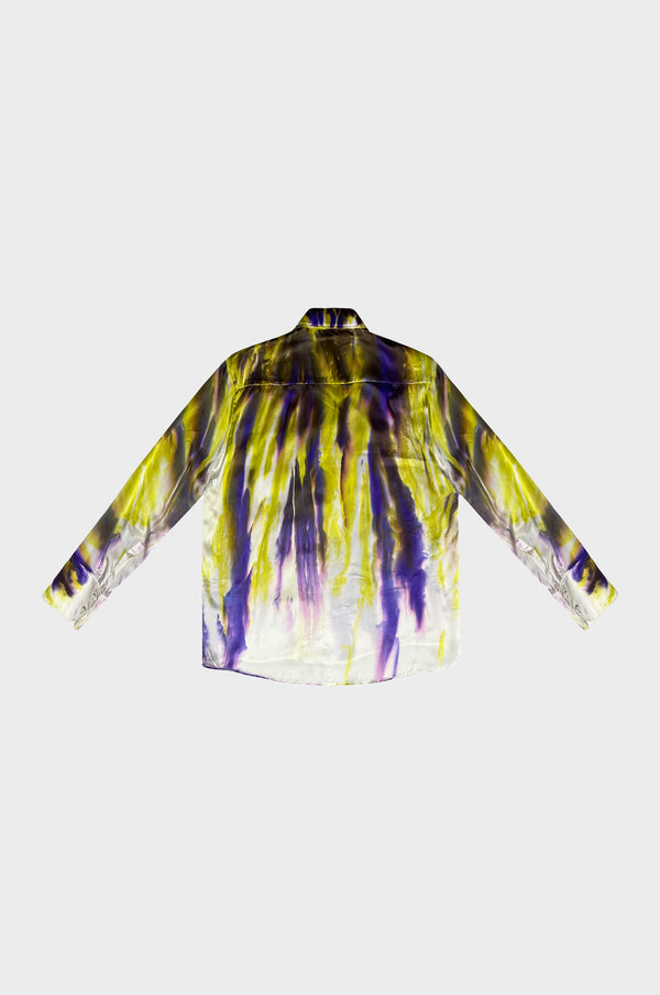Simonett Leo - Romana Oversized Tie Dye Silk Shirt