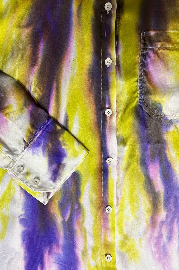 Simonett Leo - Romana Oversized Tie Dye Silk Shirt