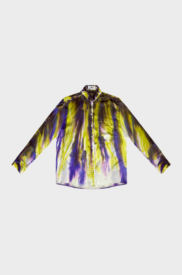 simonett Leo - Romana Oversized Tie Dye Silk Shirt