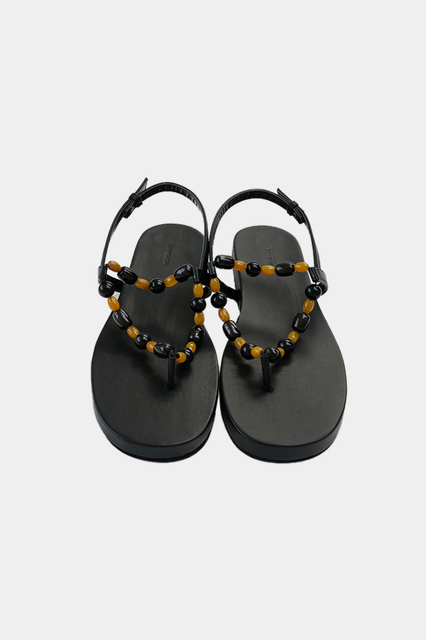 Simonett Low Classic - Beads Sandals - Yellow