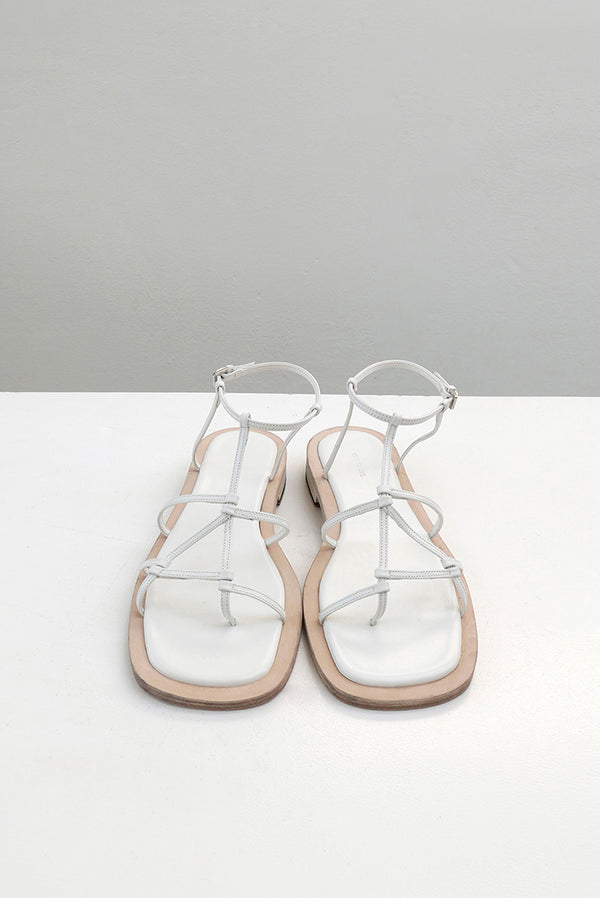 Simonett Low Classic - Middle Strap Sandals - White