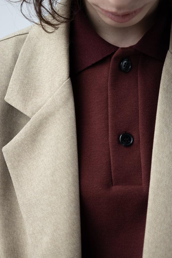 Simonett Oversized Structured Blazer - Brown