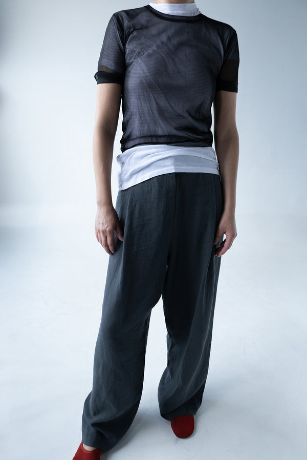 Simonett Sheer Mesh T - Black