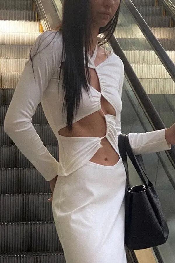 Simonett Sid Neigum - Tension Cutout Dress - Cream