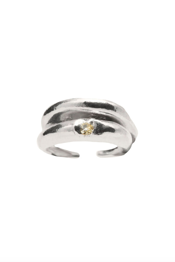 Simonett Simuero - Sol Y Sombra Toe Ring - Silver