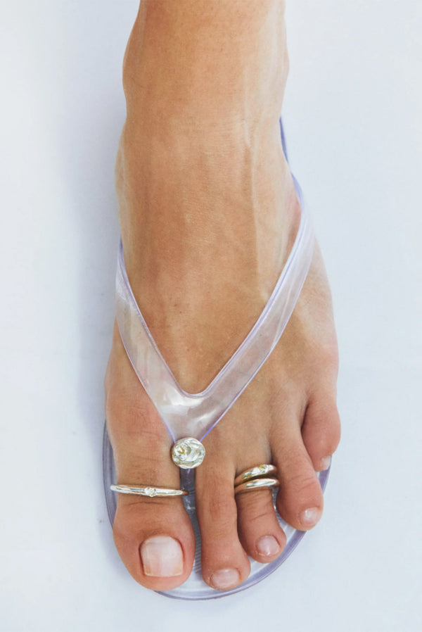 simonett Simuero - Sol y Sombra Toe Ring - Silver