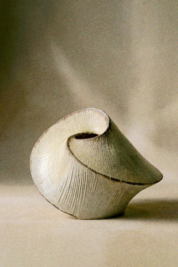 simonett Spiral Vase - Chartreuse
