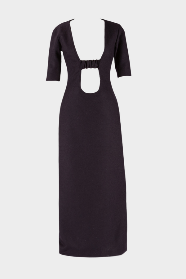 simonett Sunnei - Long Dress - Dark Blue