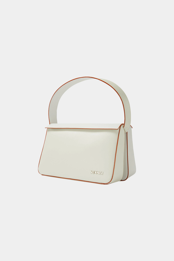 simonett Sunnei - Peso Leather Bag - White