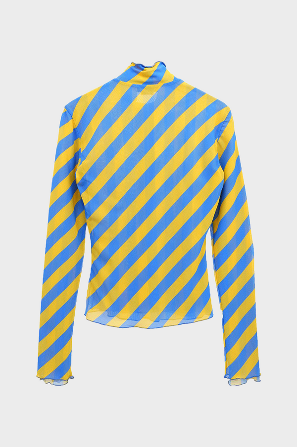 Simonett Sunnei - Tulle Top - Yellow Stripe
