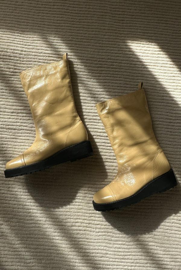 Simonett Yomi Boots- Pale Yellow