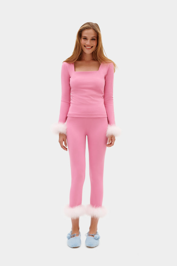 Simonett Sleeper - Weekend Chic Set With Leggings - Pink